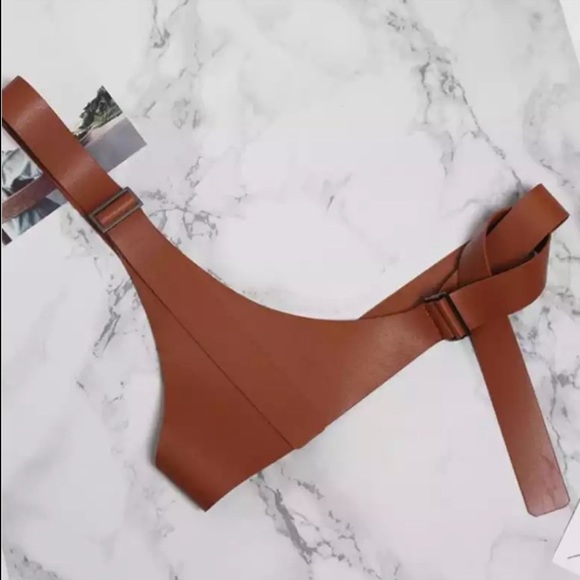 🎈🧨💗Host Pick ☄️🧨 Unique design harness belt | Brown Tan| One size - Picture 3 of 6